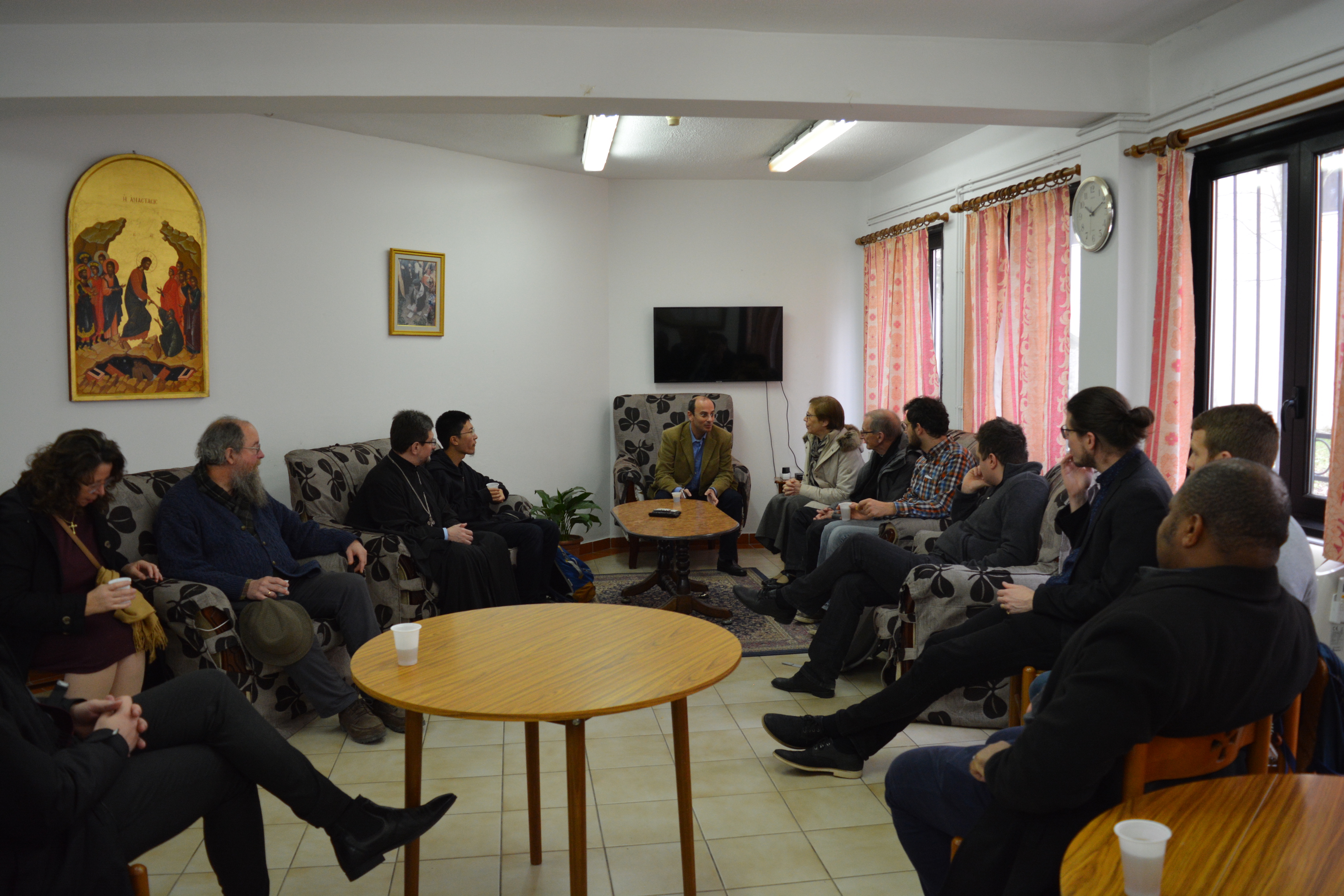 Reception in the Theological Faculty of the Logos University by Prof. Georgios Gaitanos